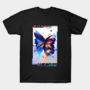 Butterfly Discovery Adventure Nature Planet Earth Paint T-Shirt